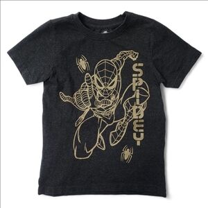 Marvel Spider-Man Spidey Boys Graphic T-Shirt – Size 7 Gray Tee